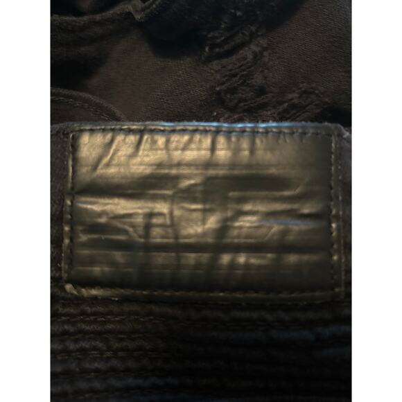 GUC Jordan Craig Legacy Edition Black Denim Distressed Shorts Aaron Size 40 - Picture 4 of 9